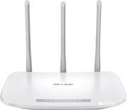 WirelessRouterTP-LINK"TL-WR845N",300MbpsWirelessNRouter00MbpswirelessspeedidealforinterruptionsensitiveapplicationslikeHDvideostreamingThreeantennasgreatlyincreasethewirelessrobustnessandstabilityEasywirelesssecurityencryption