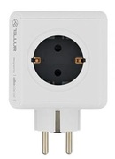 AdaptorPrizaPowerCubeTellur,4xoutlets,2xUSBports
