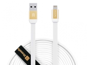 CableLightning1.2m-XtremeMacPremiumCable,Gold,AppleMFICertified,2LayersNylonStructureforextraprotection