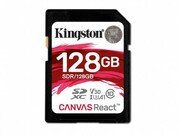 128GBSDClass10UHS-IU3(V30)KingstonCanvasReact,Ultimate,633x,Read:100Mb/s,Write:80Mb/s,Water/Shockandvibration/Temperatureproof,Protectedfromairportx-rays,Idealforshootingburst-modephotosand4Kvideo