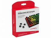 HYPERXDoubleShotPBTKeycaps,US,Black/TranslucentdesignforlustrousRGBlighting,MadeofdurabledoubleshotPBTmaterial,HyperXkeycapremovaltoolincluded