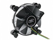 DEEPCOOLCoolerCK-11509,Socket775/1150/1151/1155,upto65W,92x92x25mm,2200rpm,26.8dBA,38.62CFM,3pin,HydroBearing,AluminiumHeatsink