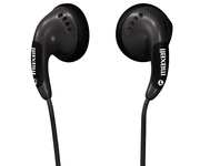 MAXELL"COLOURBUDZ+MIC"Black,Earphoneswithin-lineMicrophone,1.2m,3.5mmStraightPlug