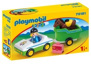 PlaymobilCarwithHorseTrailerPM70181