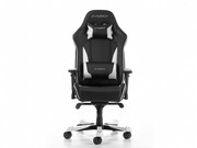 GamingChairsDXRacer-KingGC-K57-NW-S3,Black/White/Black-PUleather&CarbonlookPVC,Gamerweightupto150kg/growth160-195cm,FoamDensity54kg/m3,5-starWideAlumBase,GasLift4Class,Recline90*-135*,Armrests:4D,Pillow-2,Caster-3*PU,W-30kg
