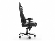 GamingChairsDXRacer-KingGC-K57-NW-S3,Black/White/Black-PUleather&CarbonlookPVC,Gamerweightupto150kg/growth160-195cm,FoamDensity54kg/m3,5-starWideAlumBase,GasLift4Class,Recline90*-135*,Armrests:4D,Pillow-2,Caster-3*PU,W-30kg