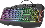 TrustGamingGXT881ODYSSSemi-mechanicalgamingkeyboardwithmulticolourLEDillumination,FullRGB,US,1.8m,USB,Black