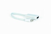 AdapterminiDP-HDMI-GembirdA-mDPM-HDMIF-02,MiniDisplayPorttoHDMIadaptercable,ConvertsdigitalMiniDisplayPortinputintodigitalHDMIoutput,White
