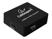 Cablexpert-DSC-HDMI-VGA-001,HDMItoVGAconverter,ConvertsdigitalHDMIinputintoanalogVGAand3.5mmaudiooutput,Upto1920x1080@60Hzhighbandwidthsupport,HDMIv.1.3compliant