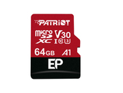 64GBPatriotEPSeriesMicroSDXCV30A1U3ExtremePerformanceClass10+AdapterMicroSD->SD,Read100MB/s,PEF64GEP31MCX(carddememorie/картапамяти)