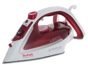 "IronTEFALFV5717E,2500W,ceramicsolitplace,steam45/195g,270mlwatertankcapacity,horizontalandverticalsteam,red"