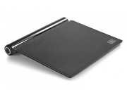 NotebookCoolingPadDeepcoolM5FS,17",1x180mmfanBLUELEDOverallDimension:386?335?52mmFanDimension:?180?15mmNetWeight:1045gRatedVoltage:5VDCOperatingVoltage:4.5-5VDCStartingVoltage:2.8VDCRatedCurrent:0.12±10%~0.22±10