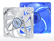 Case/CPUFANDEEPCOOLXFAN120L/B,BLUELED,120x120x25mm,1300rpm,26dB,44.7CFM