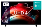 75"LEDSMARTTVHisense75A6K,Real4K,3840x2160,VIDAAOS,Black