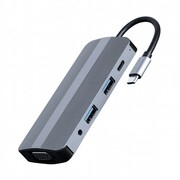 DockingStationGembirdA-CM-COMBO8-02,USB3.1,USB2.0,HDMI,VGA,3.5mm,SD/MicroSD,PD87W