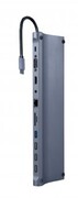DockingStationGembirdA-CM-COMBO11-01,3xUSB2.0/USB3.1/Type-C/LAN/HDMI/VGA/SD/MicroSD/3.5mm/PD87W
