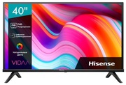 40"LEDSMARTTVHisense40A4K,1920x1080FHD,VIDAAOS,Black
