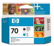 HP№70MatteBlackandCyanPrinthead