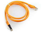 FTPPatchCord1m,Orange,PP22-1M/O,Cat.5E,moldedstrainrelief50u"plugs