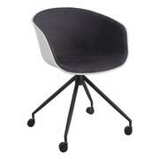 ScaunCORTEZ~White+greyRole