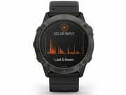 СмартчасыGarminfenix6XProSolarTitanium,MultisportGPSWatchforSport,1.4",Waterrating10ATM,32GB,GPS,Compass,Bluetooth,Smart,ANT+,Wifi,SmartnotificationsandActivityTrackingFeatures,Batteryupto80days,82g
