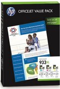 HPPackof№933XL3cartridges(CY,MG,YE)+25shtHPProfessionalMattInkjetPaper+50shtHPAll-In-OnePrintingPaper