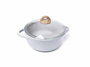 FISSMAN5063КастрюляBORNEO/6,5лсостекл.кр.