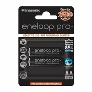 AAEneloopPRO2500mAh,Blister*2,Panasonic,BK-3HCDE/2BE