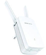 MERCUSYSMW300REN300WirelessWallPluggedRangeExtender,300Mbps,2.4GHz,802.11n/g/b,RangerExtenderbutton,Rangeextendermode,MIMOwith3externalantennas