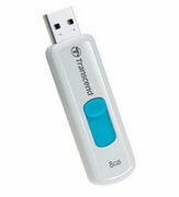 8GBUSBFlashDriveTranscend"JetFlash530",White,Capless,Retail,USB2.0