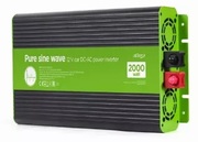 EnerGenieEG-PWC-PS2000-01,12VPuresinewavecarDC-ACpowerinverter,2000W,withUSBport/5V-2.1A,Input:10-16VDC(accumulatordirectly)-Output:230VAC+/-10%at50Hz(+/-1Hz),puresinewave,THD<3%,90%efficiency