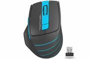 WirelessMouseA4TechFG30,Optical,1000-2000dpi,6buttons,Ergonomic,1xAA,Black/Blue,USB