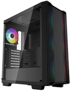CasemATXDeepcoolCC360ARGB,w/oPSU,3x120mmARGBfans,MeshFront,TemperedGlass,USB3.0,Black