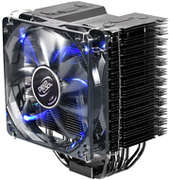 "ACDeepcoolS775,S1155,S2011,AM3+,FM1,FM2""ICEBLADEPROV2""(17dBA,900RPM,60CFM,Fan120mm,TDP:150W)4HeatPipes,120mmfan."