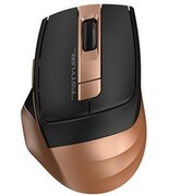 WirelessMouseA4TechFG35,Optical,1000-2000dpi,6buttons,Ergonomic,1xAA,Black/Bronze,USB