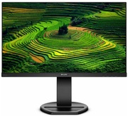 23.8"Philips241B8QJEB,Black(IPS1920x1080,5ms,250cd,DCR50M:1,HDMI+DVI+DP+D-Sub,Spk,Pivot)