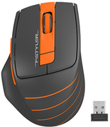 WirelessMouseA4TechFG30,Optical,1000-2000dpi,6buttons,Ergonomic,1xAA,Black/Orange,USB