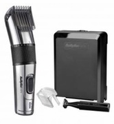 "HairCutterBABYLISSE977E,mainsoperation/rechargeablebatteryoperation(operatingtime60minutes),12cuttinglengths(5-24mm),silver"