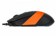 MouseA4TechFM10,Optical,600-1600dpi,4buttons,Ambidextrous,4-WayWheel,Black/Orange,USB