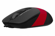 MouseA4TechFM10,Optical,600-1600dpi,4buttons,Ambidextrous,4-WayWheel,Black/Red,USB