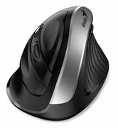 WirelessMouseGeniusErgo8250SVertical,800-1600dpi,6buttons,Silent,1xAA,97g.,Silver/Grey