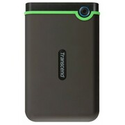 2.5"ExternalHDD2.0TB(USB3.0/Type-C),TranscendStoreJet25MC,IronGray,MIL-STD-810G516.6.,Durableanti-shockRUBBERoutercase,Advancedinternalharddrivesuspensionsystem,OneTouchBackup,QuickReconnectButton