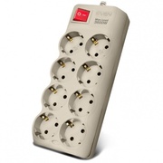 SurgeProtector8Sockets,1.8m,SvenSF-08-16,Grey,flame-retardantmaterial