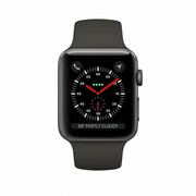 AppleWatch38mmSeries3GPS+Cellular(MR2W2)/SPACEGRAYALUMINIUM+GraySportBand