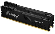 32GB(Kitof2*16GB)DDR4-5600KingstonFURY®BeastDDR4,PC44800,CL40,1Gx8,1.25V,Auto-overclocking,AsymmetricBLACKlow-profileheatspreader,IntelXMP3.0Ready(ExtremeMemoryProfiles)