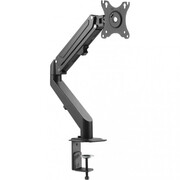 BrateckLDT25-C012StylishSingleMonitorGasSpringArm,for1monitor,Clamp-on,17"-27",+90°~-45°tilt;+90°~-90°swivel;360°rotate,VESA:75x75,100x100,ArmExtend:450mm,WeightCapacity6.5Kg