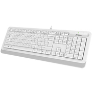 KeyboardA4TechFK10,MultimediaHotKeys,LaserInscribedKeys,SplashProof,White/Grey,USB