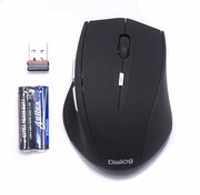 DialogKatana-RF2.4Gлазернаямышь,6кнопок+ролик,USB,черная