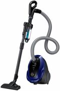"VacuumcleanerSamsungVC20M255AWB/UK,2000WPoweroutput,2,5lbagcapacity,НЕРА13,EZCleanCyclone,1CrevicetoolandDustbrush,telescopictube,blue-black"