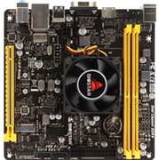 МатеринскаяплатаBiostarA10N-9830E,MB+CPUonboard:Quad-coreAMDFX-9830P,Mini-ITX